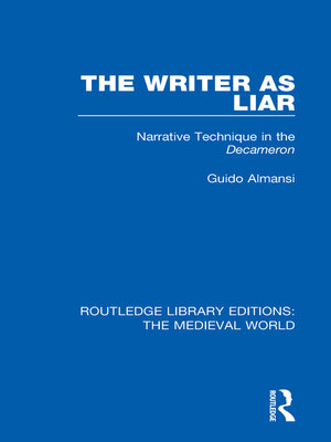 cover image of The Writer as Liar
